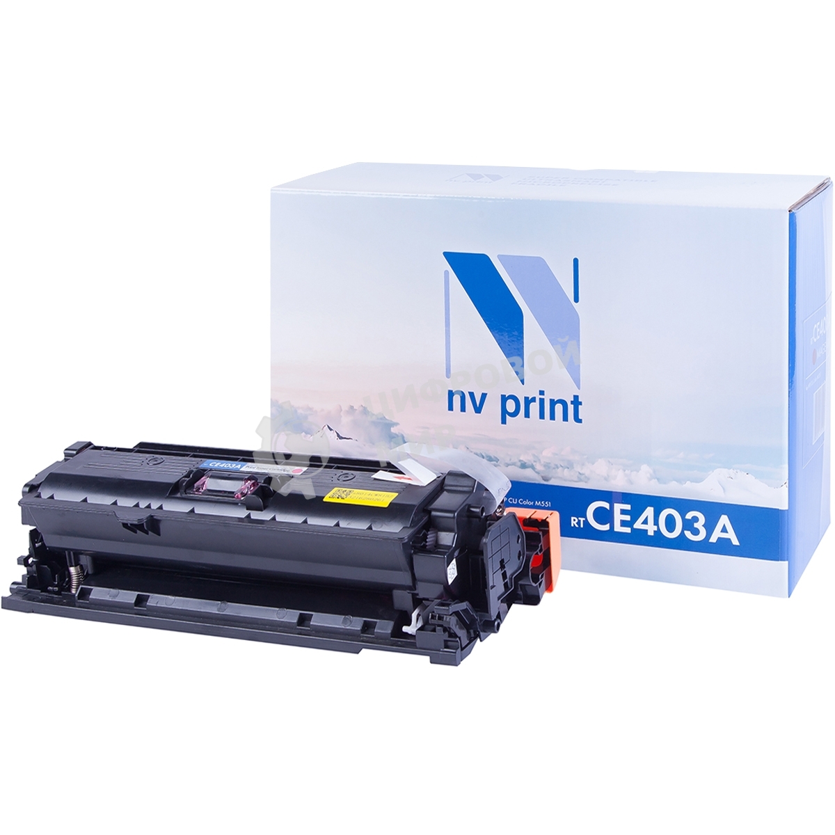 Картридж лазерный NVPrint совместимый HP CE403AMagenta для CLJ Color M551 (6000k)