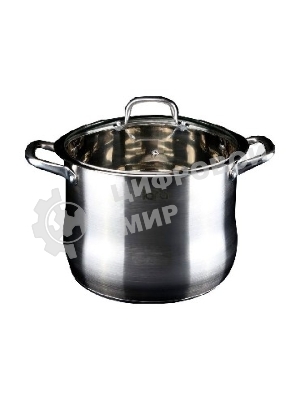 Кастрюля Lara LR02-44 15,2 л LR02-44 Кастрюля Lara (нерж) 28x23 см, 15.2 л, капсулир индукц дно, крышка из стали