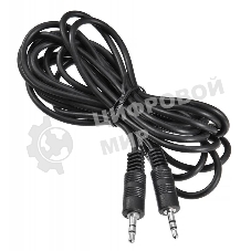 Кабель соединительный аудио Buro Jack 3.5 (m)/Jack 3.5 (m) 3м. черный