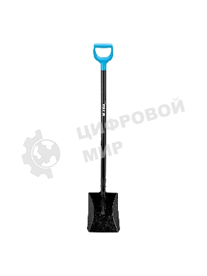 Лопата совковая углубленная Palisad LUXE 230х285х1310 мм, деревянный черенок, с рукояткой