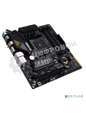 Материнская плата ASUS TUF GAMING B550M-PLUS WI-FI II, AM4, AMD B550, 4xDDR4, 4xSATA, 2xM.2, 1xPCIe 4.0 x16, 1xPCIe 3.0 x4, 1xPCIe x1, 1xDP, 1xHDMI, 1x 2.5Gb LAN, 1xUSB-C 3.2 Gen 2, 4xUSB-A 3.2 Gen 1, 2xUSB-A 2.0, 5x3.5 мм, TOSLINK, 7.1, mATX