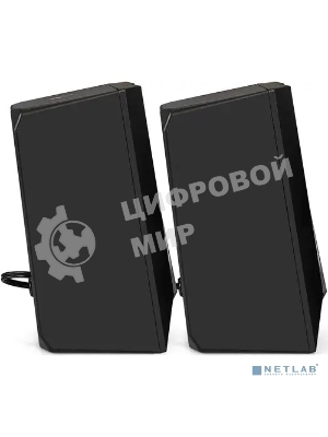 Акустическая система 2.0 ExeGate EX289688RUS Accord 240 (питание USB, 2х3Вт (6Вт RMS), 60-20000Гц, черный, RGb подсветка)