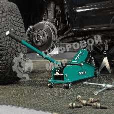 Домкрат гидравлический подкатной Сибртех 3 т, 192-532 мм, SUV