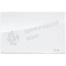 Доска стеклянная Cactus CS-GbD-90X120-UWT-TM Сквозное крепление стеклянная ультра белый 90x120 см стекло крепления
