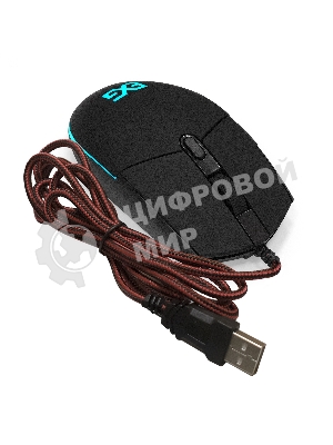 Мышь проводная ExeGate SL-9066 черный, 2400 dpi, USB, кнопки - 6