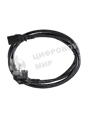 Кабель комп - розетка 220V EU (угловой) 3GX1,5мм2, 1,8m, медь, Telecom