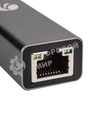 Кабель-переходник USB 3.0 (Am) --> LAN RJ-45 Ethernet 1000 Mbps, Aluminum Shell, VCOM DU312M