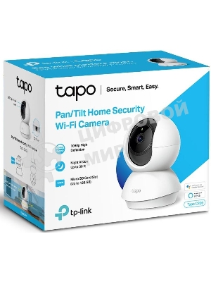 Камера 1080P indoor IP camera, 360° horizontal and 114° vertical range, Night Vision, Motion Detection, 2-way Audio, support 128G MicroSD card