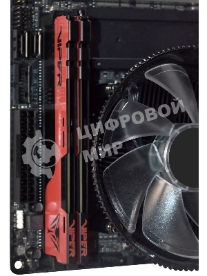 Оперативная память Patriot Viper Elite II, DDR4, 64GB (2x32 GB), 3600 MHz, CL20, DIMM, радиатор, красный/черный