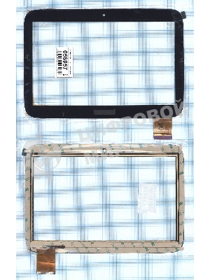 Сенсорное стекло (тачскрин) FPC-CY90J110-01, черное