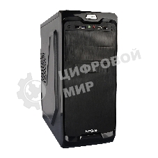 Компьютерный корпус ExeGate EX269435RUS Miditower UN-604 Black, ATX, (UN350, 120мм) 2хUSB+2хUSB 3.0, Audio