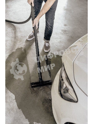 Строительный пылесос Karcher WD 3 S V-17/4/20 желтый, 1000 Вт, уборка сухая/сбор воды, пылесборник мешок/контейнер, 17 л