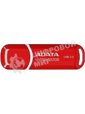 Флешка USB ADATA UV150 (AUV150-32G-RRD), 32Gb, USB 3.0, R/W 35/10, красный