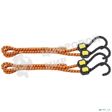 Резинки багажные Stels обрезиненные крюки, 2 шт, 1000 мм