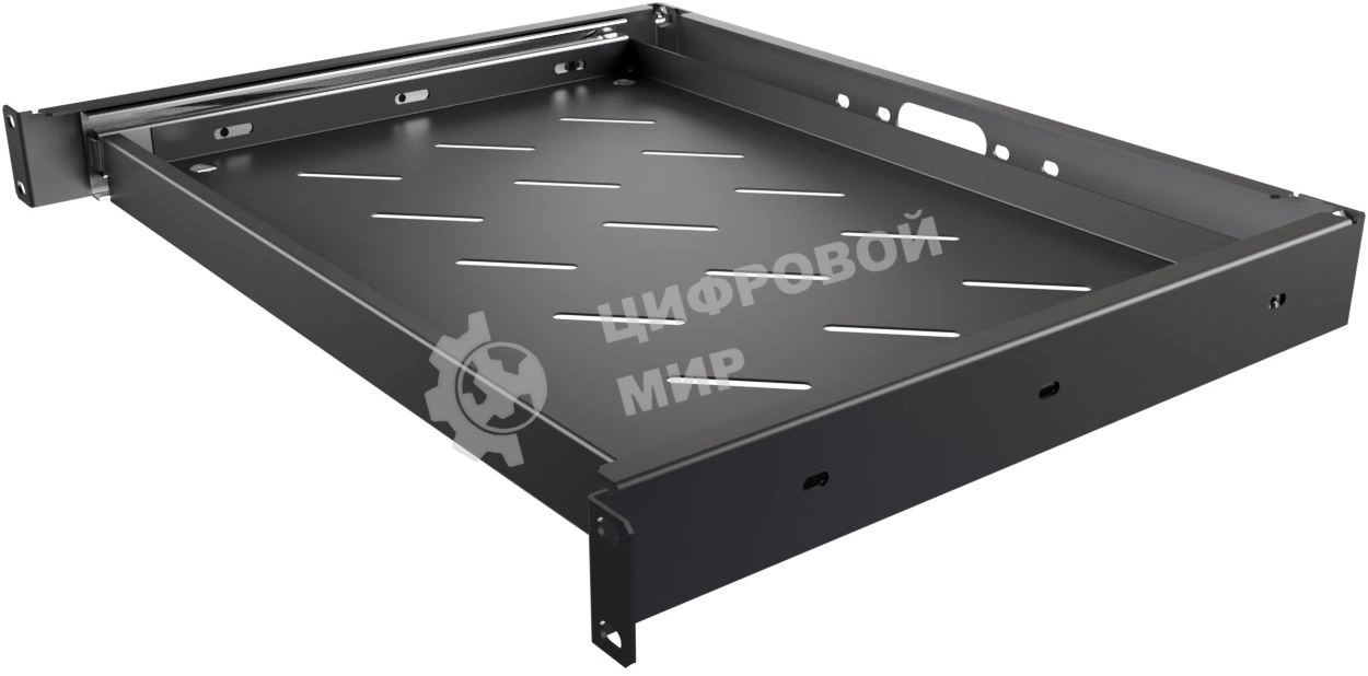 Полка выдвижная NTSS NTSS-MSKB-U-BL 1U нагр.:20кг. 19