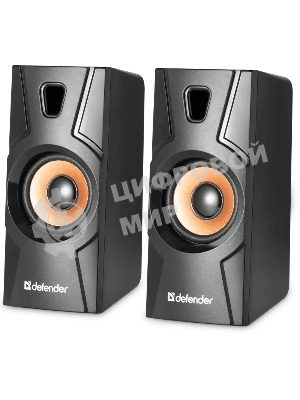 Акустическая система 2.0 Defender Aurora S8 черный, 8 Вт, питание от USB