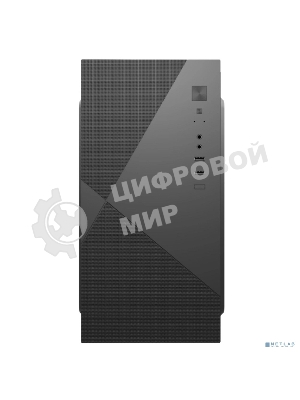 Компьютерный корпус с блоком питания 450Вт. Case Forza mATX, 450W, 2xUSB 2.0, Black, w/o FAN, 8 см fan PSU, power cord