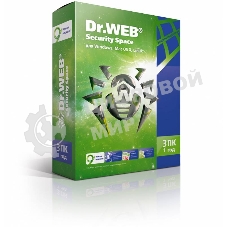 Программное обеспечение DR.WEB Security Space 3 ПК/1 год (BHW-B-12M-3-A3/AHW-B-12M-3-A2)