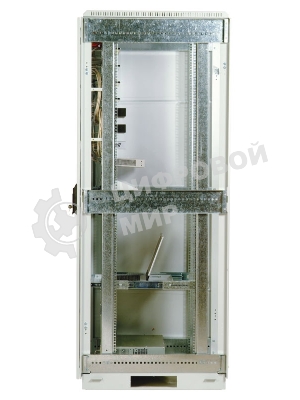 Шкаф телеком. напольный 42U (600x600) дверь перфорированная (ШТК-М-42.6.6-4ААА) (3 коробки)