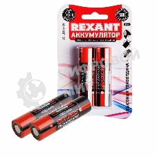Аккумулятор Rexant 18650 unprotected Li-ion 3000 mAh 3.7 В