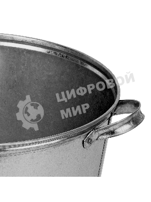 Бак Россия для воды оцинкованный с крышкой 20л, 67548