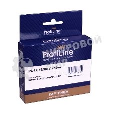 Картридж струйный ProfiLine PL-LC39/985Y для принтеров Brother DCP-J125/DCP-J315W/DCP-J515W/MFC-J220/MFC-J265W/MFC-J410/MFC-J415W с чернилами Yellow
