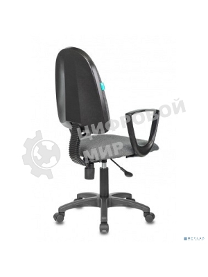 Кресло Бюрократ CH-1300N/3C1 серый, экокожа, 120 кг, механизм качания