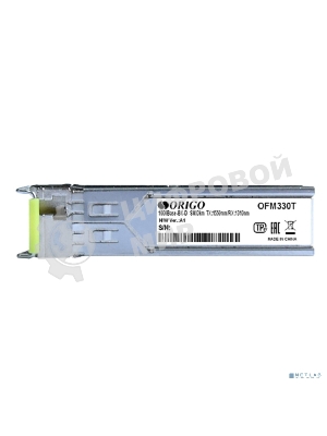 Трансивер ORIGO OFM330T/10KM WDM SFP Transceiver, 1000Base-BX-D, Simplex LC, TX: 1550nm, RX: 1310nm, Single-mode, 10KM