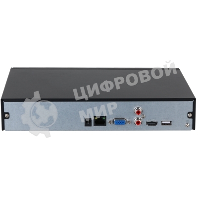 Видеорегистратор 4-канальный IP Dahua 4K и H.265+, ИИ Входящий поток до 80 Мбит/с; сжатие: H.265+, H.265, H.264+, H.264, MJPEG; разрешение записи до 12Мп; накопители: 1 SATA III до 20Тбайт; воспроизвед