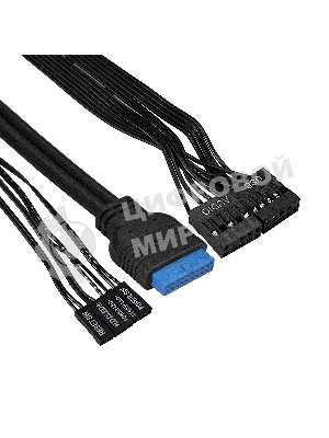 Компьютерный корпус Miditower ExeGate XP-340U-UNS350 (ATX, БП UNS350 с вент. 12см, 1хUSB/2хUSB 3.0, аудио)