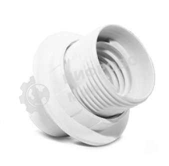 Патрон электрич. E27 с приж. кольцом пластик 4А 250В с этикеткой UNIVersal 5560711