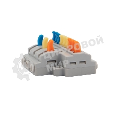 Клемма соединительная Rexant многоразовая быстрозажимная разветвительная, с монтажной площадкой (3х3) (50 шт./уп.)