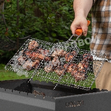 Решетка-гриль Camping Palisad 300х400 мм, хромир.