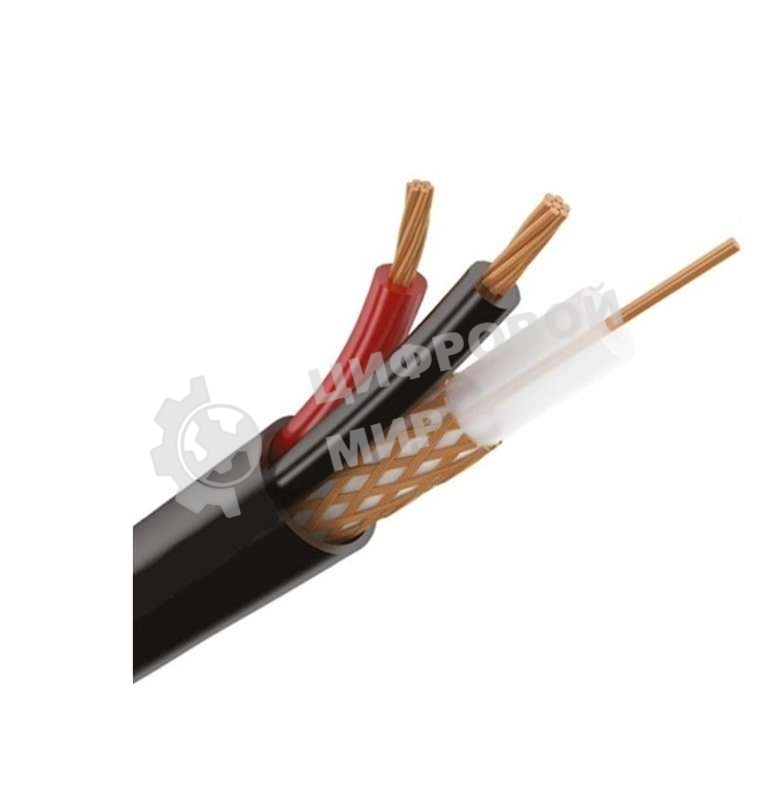 Кабель Rexant КВК-П-1.5+2х0.75 наруж.Ч бухта(м) 01-4015