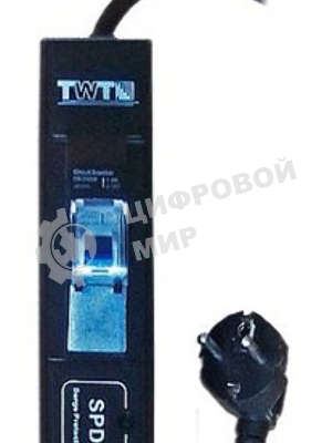 Вертикальный блок розеток, 20xC13, 250V, 16A, шнур 3 метра, вилка Schuko