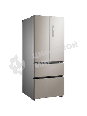 Холодильник Бирюса FD 431 I нержавеющая сталь трехкамерный 244/147 л морозилка снизу