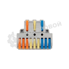 Клемма соединительная Rexant многоразовая быстрозажимная разветвительная, с монтажной площадкой (3х3) (50 шт./уп.)