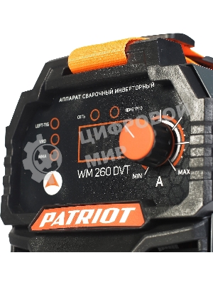 Сварочный аппарат Patriot WM260DVT инвертор MMA/TL/vrd 12.5кВт