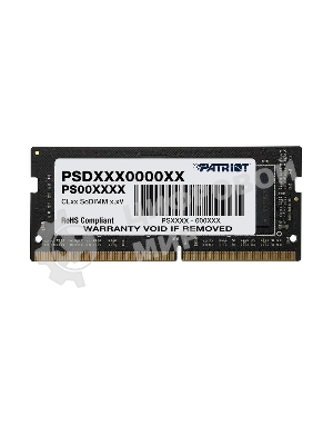 Оперативная память Patriot Signature, DDR4, 8GB (1x8 GB), 3200 MHz, CL22, DIMM