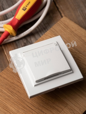 Розетка 1-мест. СП с/з с крышкой 16А белый с защ. штор. IP44 EKF ERR16-029-100-44 EKF Минск