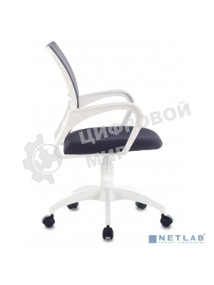 Кресло Бюрократ CH-W695NLT TW-04 TW-12 темно-серый, сетка/ткань, 120 кг, механизм качания