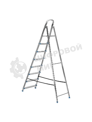 Стремянка Сибртех 8 ступеней, стальная, оцинкованная