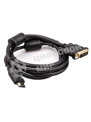Кабель HDMI AM/DVI(24+1)M, 1.8м, CU, 1080P@60Hz, 2F, VCOM CG484GD-1.8M