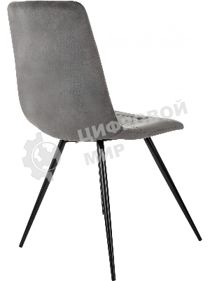 Стул для дома Бюрократ CH-K1_2 комплект 2 шт т. серый Holland 18 металл черный на ножках