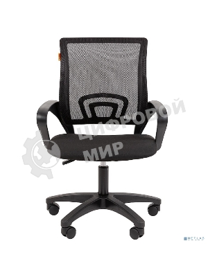 Кресло Chairman 696LT N TW-01 черный, ткань, 120 кг, механизм качания