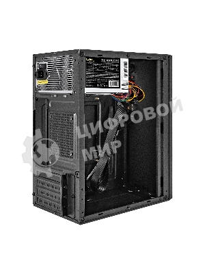 Компьютерный корпус Minitower ExeGate BAA-308U2-UNS450 (mATX, БП UNS450 с вент. 12см, 1хUSB/2хUSB 3.0, HD Audio, черный)