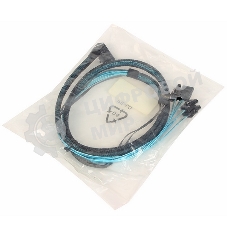 Кабель ACD-RA8643-SATASB-08M, Internal SFF8643-to-4xSATA+SB (HDmSAS (ПРЯМОЙ) -to- 4xSATA+SideBand) 75см (аналог LSI00410, LSI00409, 2279800-R) (6705170)