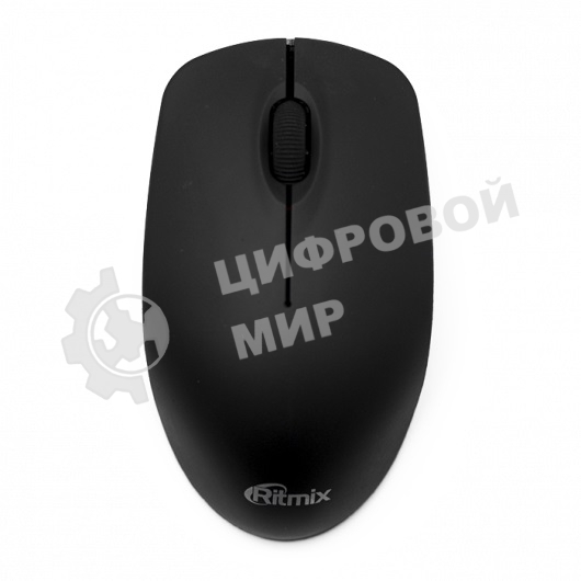 Мышь беспроводная Ritmix RMW-506 черный, 1000 dpi, радиоканал, USB, кнопки - 3