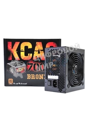 Блок питания Aerocool/Formula AC KCAS PLUS 700, 700Вт, 80 PLUS Bronze, 120мм черный (аналог Aerocool KCAS PLUS 700W)
