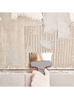 Шпатель фасадный Rexant 150 мм зуб 8х8 нержавеющая сталь, пластмассовая рукоятка